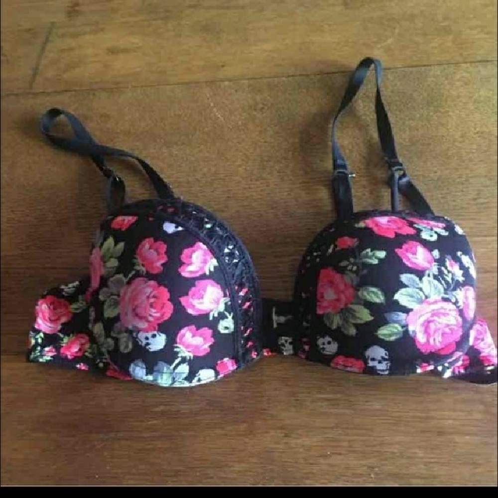 Skull & Rose bra